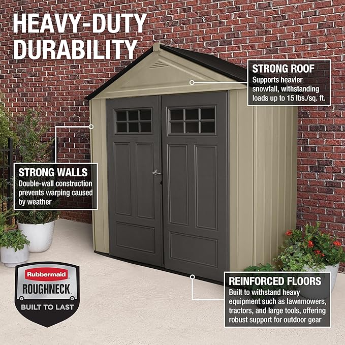 Rubbermaid Resin Outdoor Storage Shed - Image 4