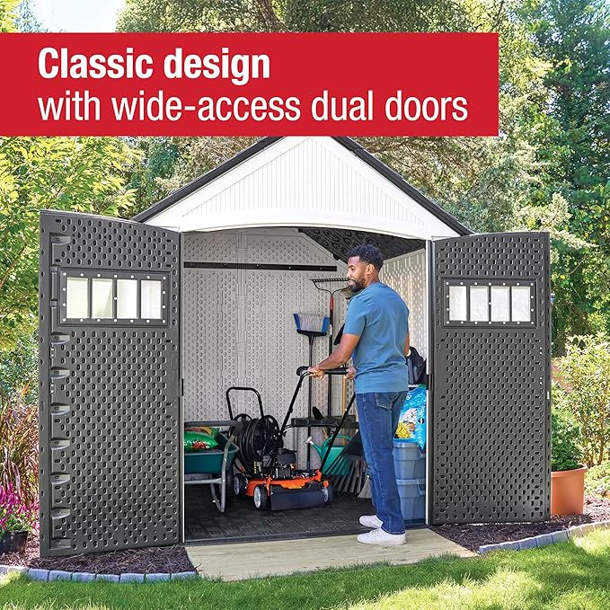 Rubbermaid Resin Outdoor Storage Shed - Image 8
