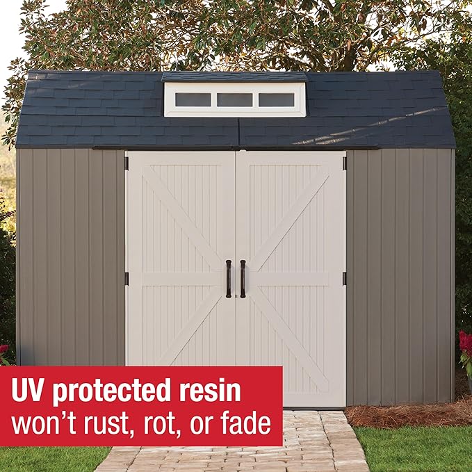 Rubbermaid Extra Large Resin Outdoor Storage Shed - Image 7
