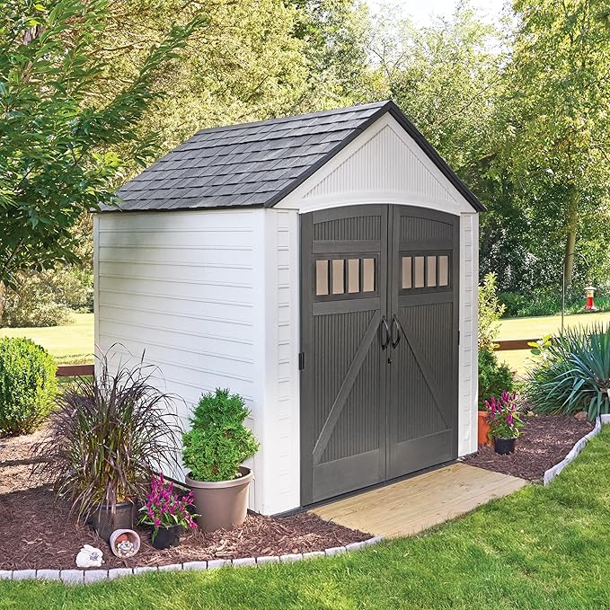 Rubbermaid Resin Outdoor Storage Shed - Image 9