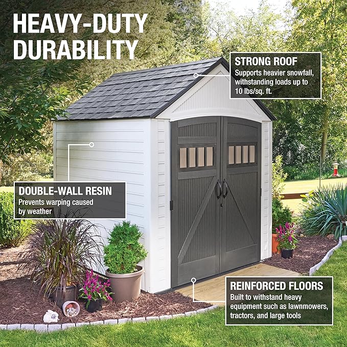 Rubbermaid Resin Outdoor Storage Shed - Image 4